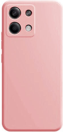 Sanft Umschlag Rückseite Silikon Rosa (Redmi Note 14S)