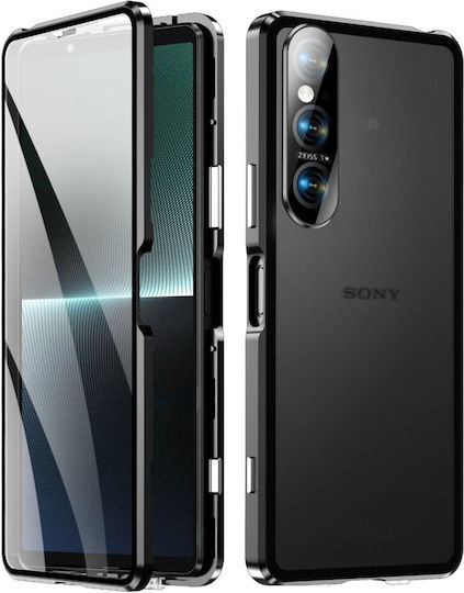 Erbord Magnetic Back Cover Tempered Glass / Plastic Black (Xperia 1 VI)