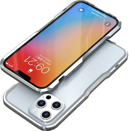 Luphie Bumper Метал Сребрист (iPhone 13 Pro Max)