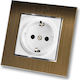 Lineme Single Walled Power Socket White