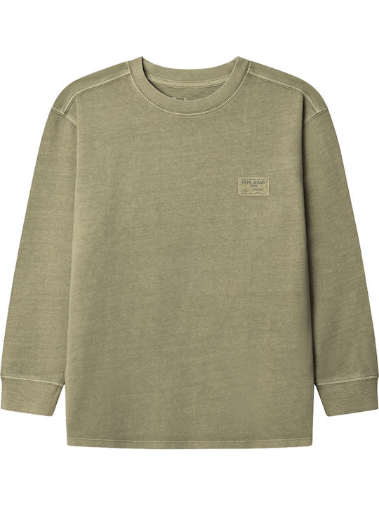 Pepe Jeans Kids' Shirt Long Sleeve Military Gre...