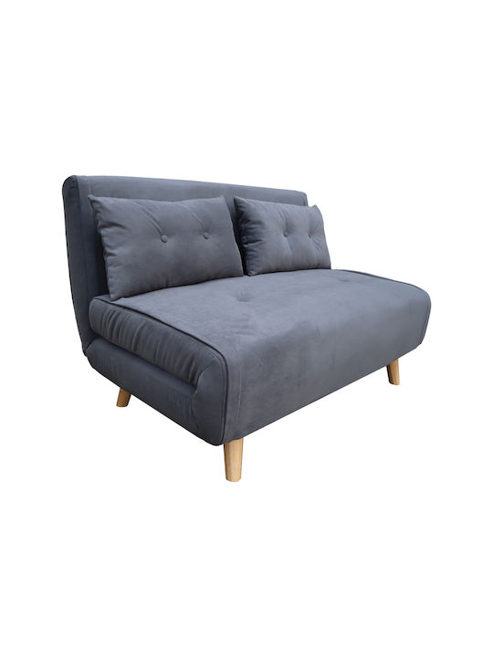 Josuane Doppelsitzer Sofa Sofa Charcoal 122x80x81cm