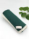 Velvet White Musselin Decke zum Einwickeln aus Blau Velvet White