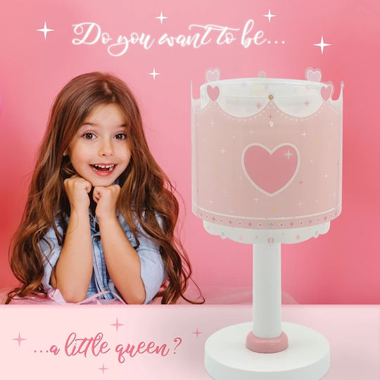 Ango Led Kids Decorative Lamp Little Queen Pink 30x15cm