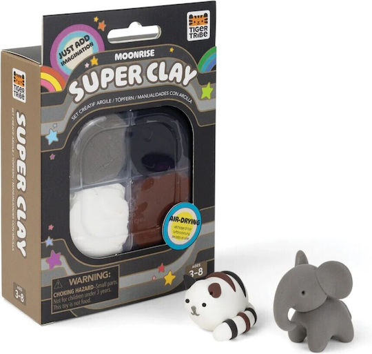 Tiger Tribe Комплект За Изработка На Глина Super Clay Moonrise Неутрални