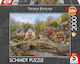 Thomas Kinkade: Summer in Cobblestone Village Puzzle 2D 2000pcs