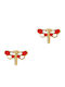 Cercei Copii Studs Coroane Din Aur