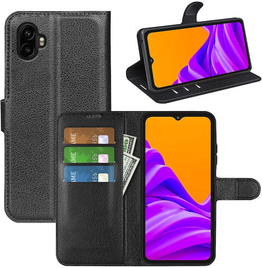 Wallet Leather / Synthetic Leather Black (Galaxy XCover 7 Pro)