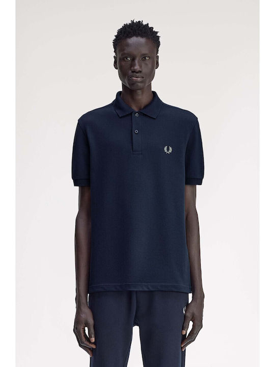 Fred Perry Polo Kurzarmbluse Blau