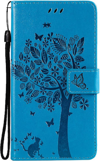 Erbord Wallet Δερματίνης / Πλαστικό Μπλε (Oppo Reno5 5G)