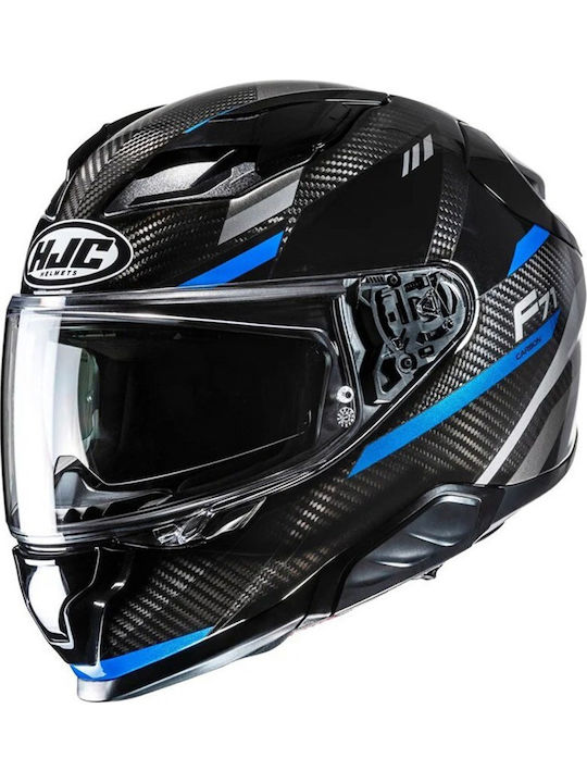 HJC F71 Carbon Esira MC2 Motorcycle Helmet Full...