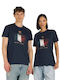 Naz Italia Volley Αθλητικό T-shirt Μπλε