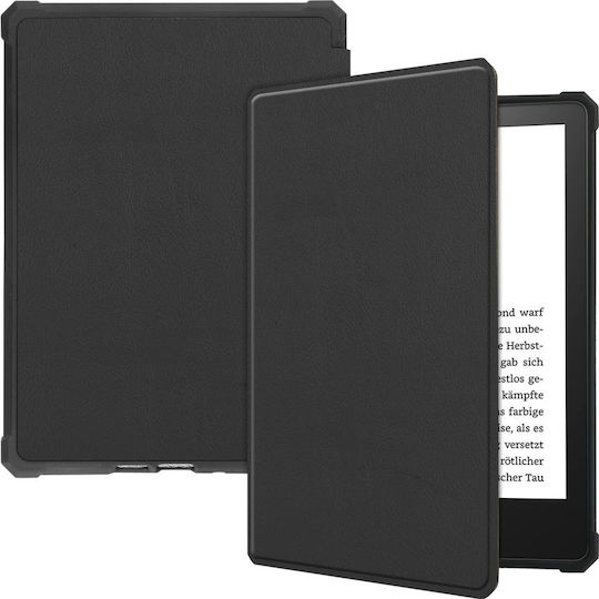 Erbord Flip Cover Rezistentă Negra (Kindle Paperwhite 5 2021)