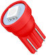 VenCore Λάμπα Αυτοκινήτου T10 / W5W LED Κόκκινο 12V 0.3W