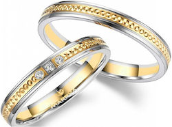 Maschio Femmina Wedding Ring Made of Silver