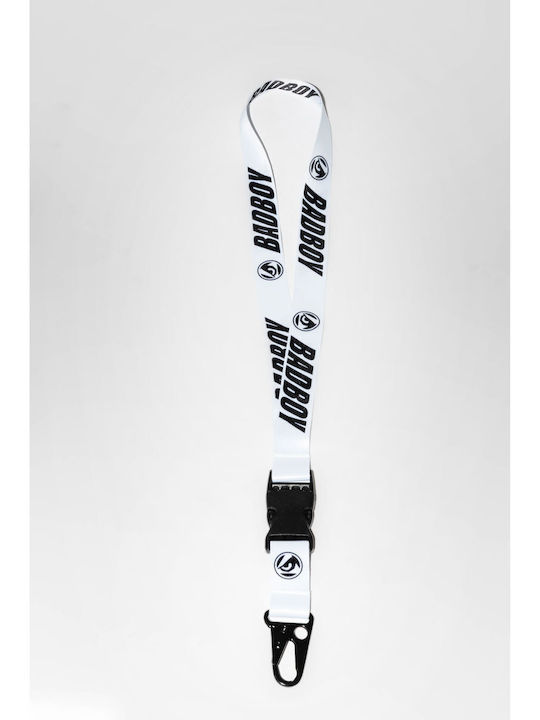 Ключодържател Лента За Врат Bad Boy Logo Safebreak Bb-000084 Бял Ключодържател Лента За Врат Bad Boy Logo Safebreak Bb-000084 Бял