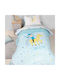 Nima Παιδικό Κουβερτοπάπλωμα Μονό Light Blue 160x220εκ.