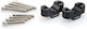 Puig 20mm Husqvarna Norden 901 Schwarze Motorrad Lenkerzubehör Abstandshalter