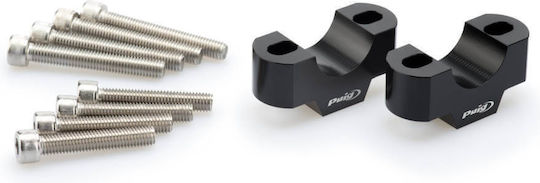 Puig 20mm Spacers Yamaha Tracer 9 GT GT+ Black