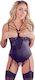Daring Bodysuit Garters Abierta Fina