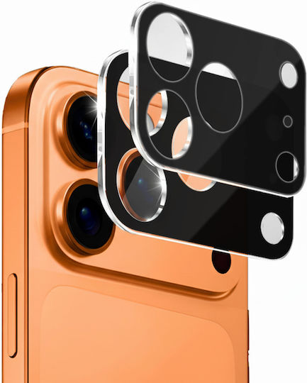 Erbord Προστασία Κάμερας Tempered Glass Μαύρο για το iPhone 17 Pro Max