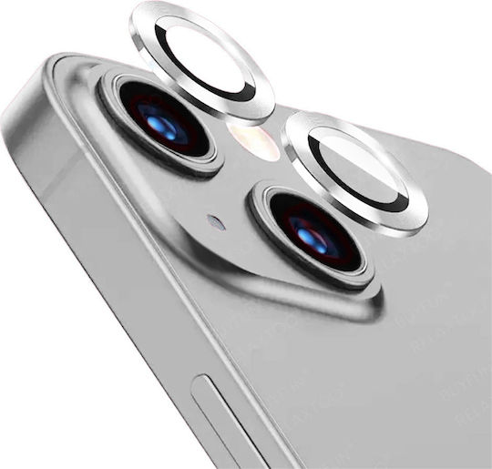 Erbord Kameraschutz Gehärtetes Glas Silver für das iPhone 13, iPhone 13 mini