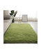 Homeone Covor Shaggy Antiderapant Rectangular Din Blană Verde 120x170cm