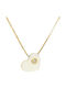 Xryseio Halskette mit Design Herz aus Gold