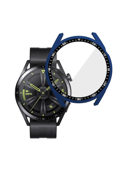 Plastikhülle in Blau Farbe für Huawei Watch GT 3 46mm