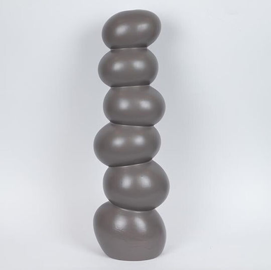 Decorative Vase Gray 20.5x17.1x65.3cm