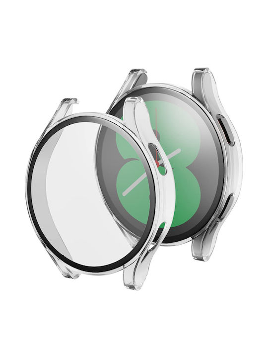 Пластмасов Калъф в Прозрачен цвят за Samsung Galaxy Watch 4 40mm
