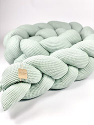 Velvet White Dusty Панта Плетена Вътрешен Dusty Mint