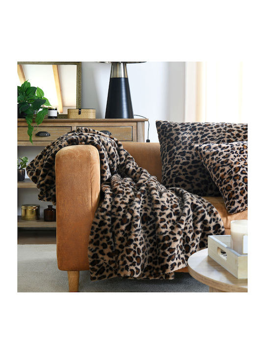 S-f Fauves Fleece Blanket Sofa 130x160cm Camel