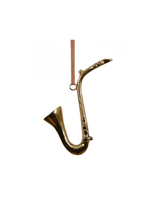 Weihnachtsbaumschmuck Metallisches Saxophon Gold 11cm 306.001.0844.02