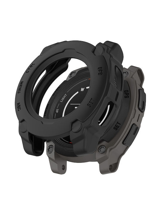 Θήκη Σιλικόνης σε Μαύρο χρώμα για Garmin Instinct E 40mm Θήκη Σιλικόνης σε Μαύρο χρώμα για Garmin Instinct E 40mm