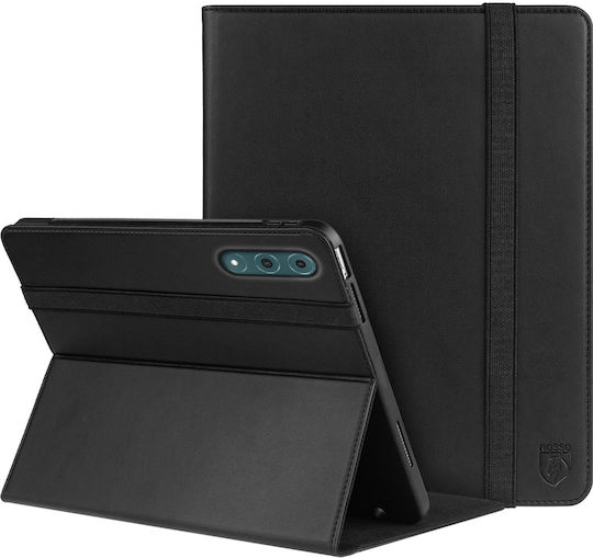 Rosso Flip Cover Μαύρη (Lenovo Yoga Tab Plus 12.7)