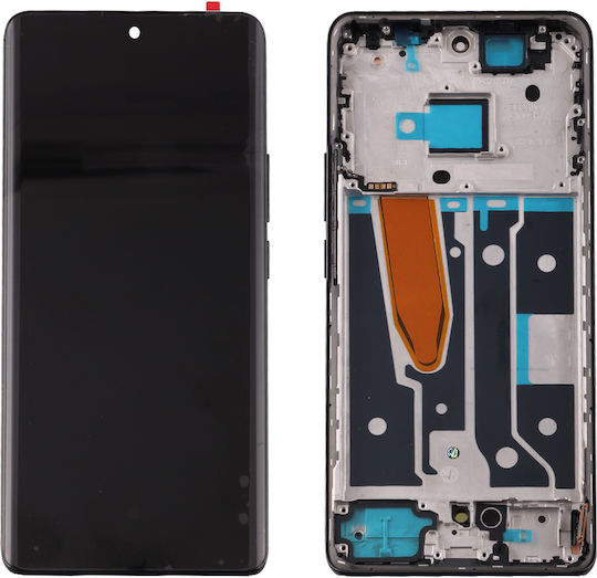 Screen OLED with Touch Mechanism and Frame for REALME 11 PRO 5G, REALME 11 PRO PLUS 5G (Black)