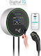 Digital IQ Wall Mounted Three-Phase 7kW Charging Station with Built-in Cable Type 2 (DIQ EV WCH 92207)