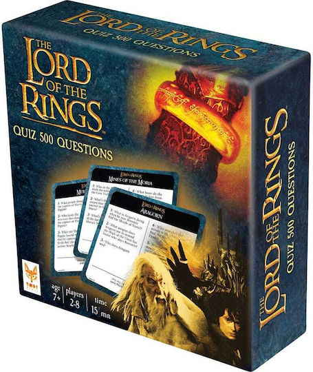 Joc de Societate Lord of the Rings Quiz 500 Questions pentru 2-8 Jucători 7+ Ani (EN) Topi Games