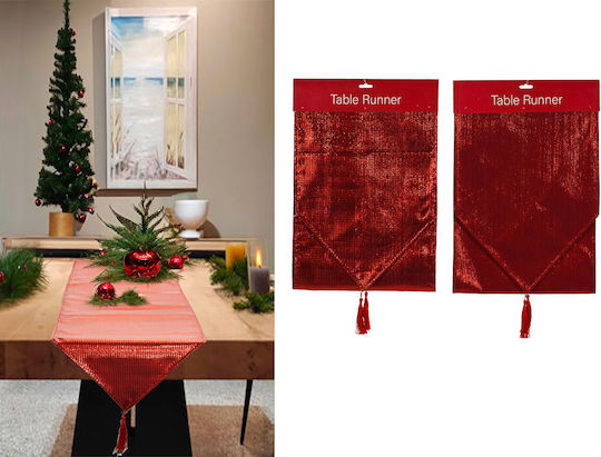 ArteLibre Christmas Tablecloth Runner L180xW32cm. (Μiscellaneous Designs/Colors)