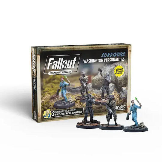 Fallout Wasteland Warfare Überlebende Washington Persönlichkeiten