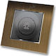 Simple Dimmer Rheostat 500w Black Gold Metal Frame Hseries Lineme 50-00110-2_50-00121-6