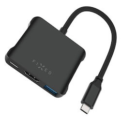 Fixed USB-C Докинг станция с HDMI 4K PD (FIXHU-QR-BK) Fixed USB-C Докинг станция с HDMI 4K PD (FIXHU-QR-BK)