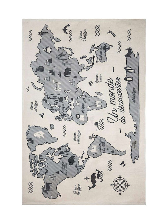 Atmosphera World 07.158795 Χαλί Ορθογώνιο Μπεζ 100x150cm