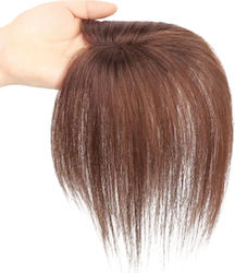 Extension με Φυσική Τρίχα σε Καστανό Χρώμα 27.94cm Topper Τουπέ Extension με Φυσική Τρίχα σε Καστανό Χρώμα 27.94cm Topper Τουπέ