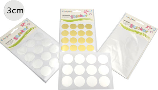 Autocolant Hârtie Rotund 3cm 0515444 Transparent