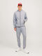 Sweat Sweatshirt with Hood Light Grey Melange