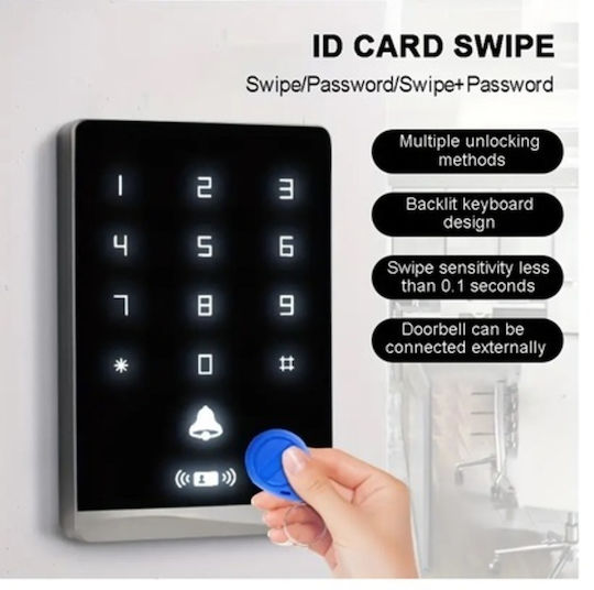 Access Controls Zugangskontrolle für den Zugriff mit Κωδικό und Karte