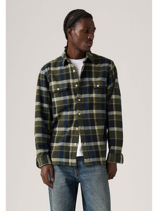 Levi's Jackson Worker Μακρυμάνικo Φανελένιο Που...