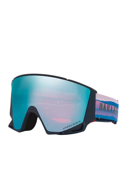 Oakley Snow Mască de Schi și Snowboard pentru Adulți, Multicoloră, cu Lentilă Multicoloră